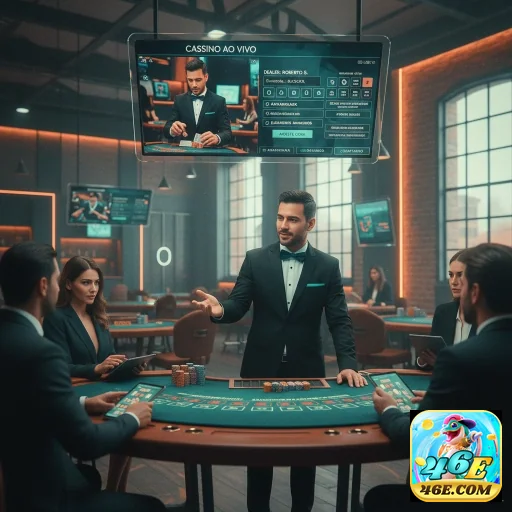 Ilustração de Interação Real com Live Gaming